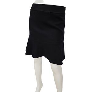 GAP Black Wool Swing Skirt 6